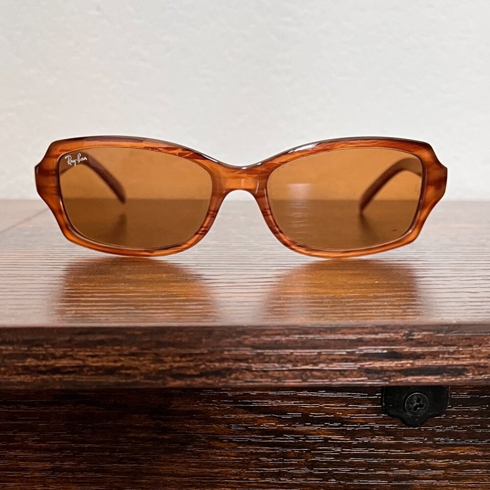 Rare Ray-Ban RB2130 938 Havana/Brown Sunglasses - Made In Italy